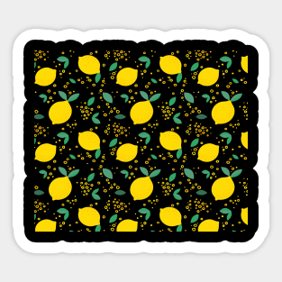 Lemon Pattern Sticker